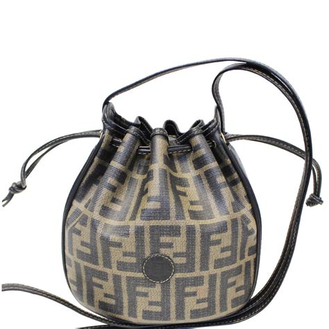 fendi buket bag|Fendi drawstring bucket bag.